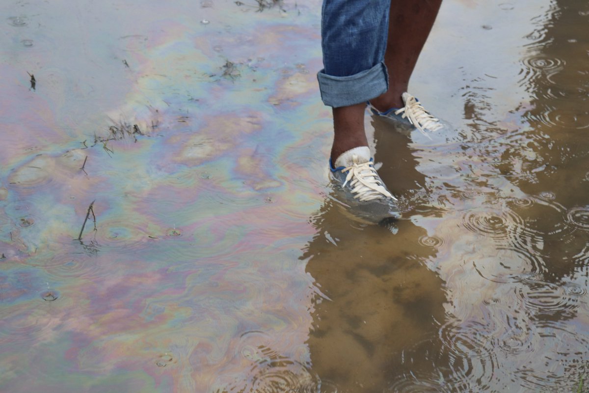 darren_cullen's tweet photo. Yesterday I visited two Shell oil spill sites in the Niger Delta with Ogoni climate activists of @FoundationLekeh and local community leaders. It was the saddest and most enraging thing I have ever seen. https://t.co/EOHkgBJ8Zn