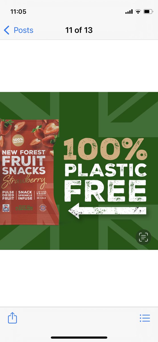 It’s Plastic Free July ! 
Did you know New Forest Fruit Snacks 🍓are packed in #plasticfree & #biodegradable packaging ♻️ 
#sustainable #planetfriendly
#zerowaste #recycling