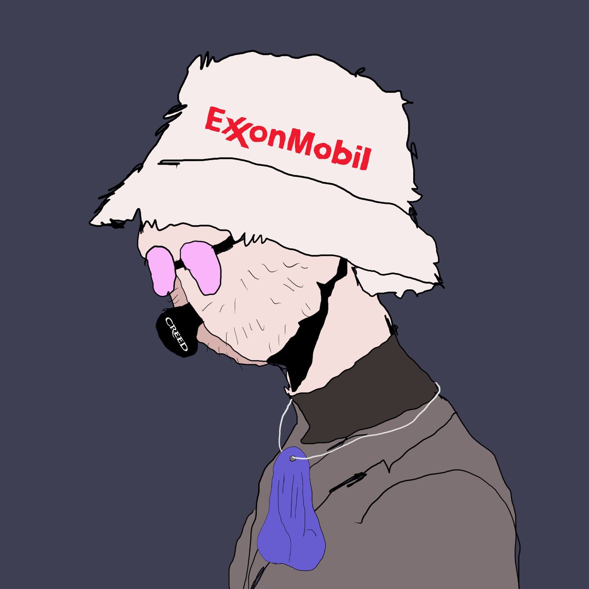 ok y’all. i am literally covered in shit right now from all the shaking. just sold this creed butt plug elemental asszuki for 950 ETH to the MOMA. we are so fucking early it’s not funny. shidding rn.