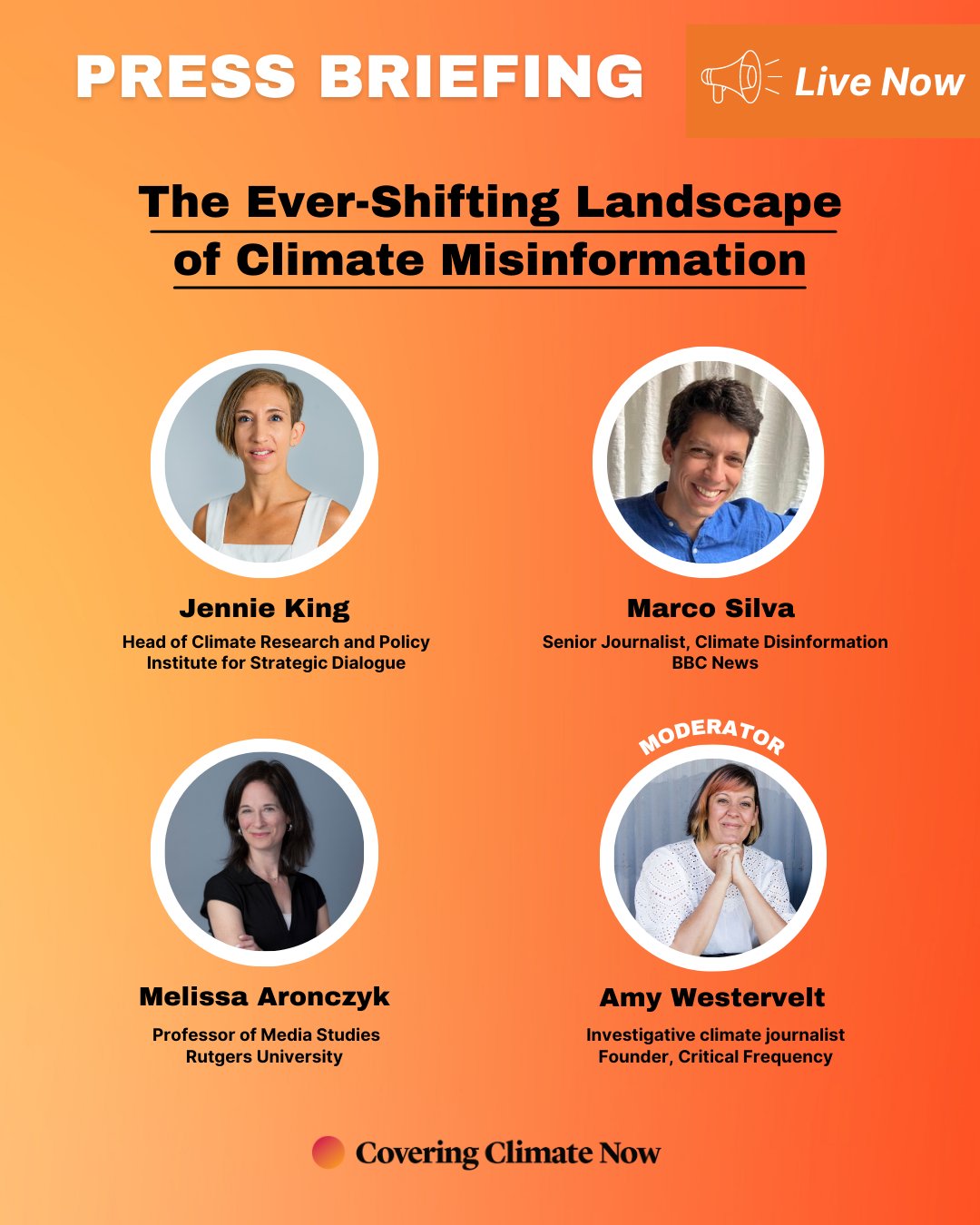 Covering Climate Now on Twitter "📢 We're live and livetweeting here