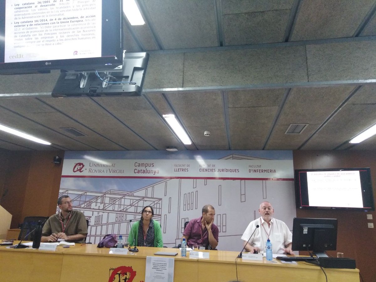 📢No se pierdan el Congreso “Hacia la #diligenciadebida obligatoria en #DDHH: propuestas regulatorias y lecciones aprendidas”

👉🏽Lina González y Marco Aparicio explican la propuesta de Centro catalán de #Empresaidh

🔗En directo en
docs.google.com/forms/d/e/1FAI…