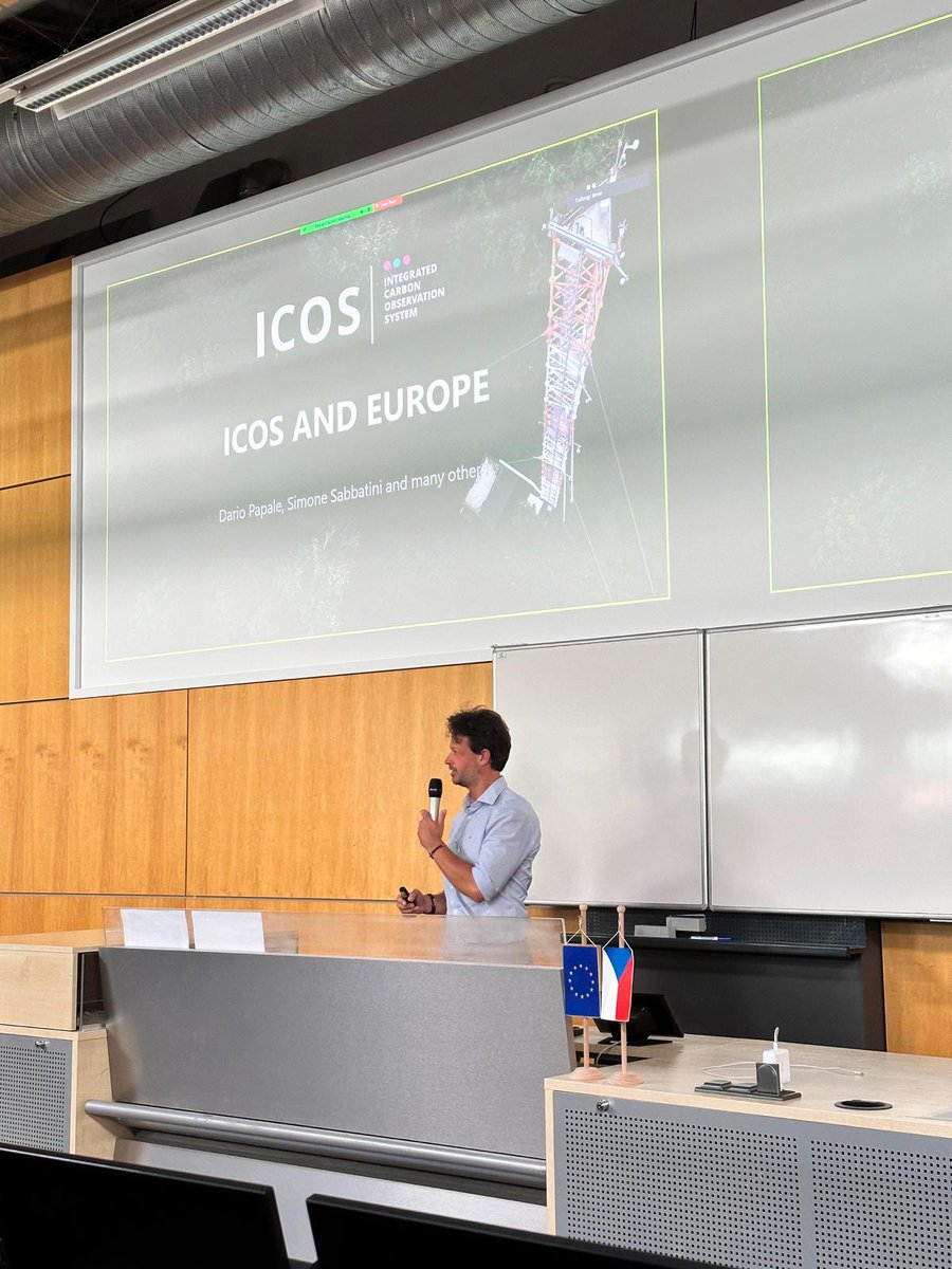 sabbas's tweet photo. It was my pleasure to take part to the #fluxnet2023 meeting in #Brno and to present the updates of #ICOS regional network and the labelling activity of the #ICOS_ETC! First talk in the pic. @ICOS_RI @fluxnet @CmccClimate https://t.co/ssivRXDIKb