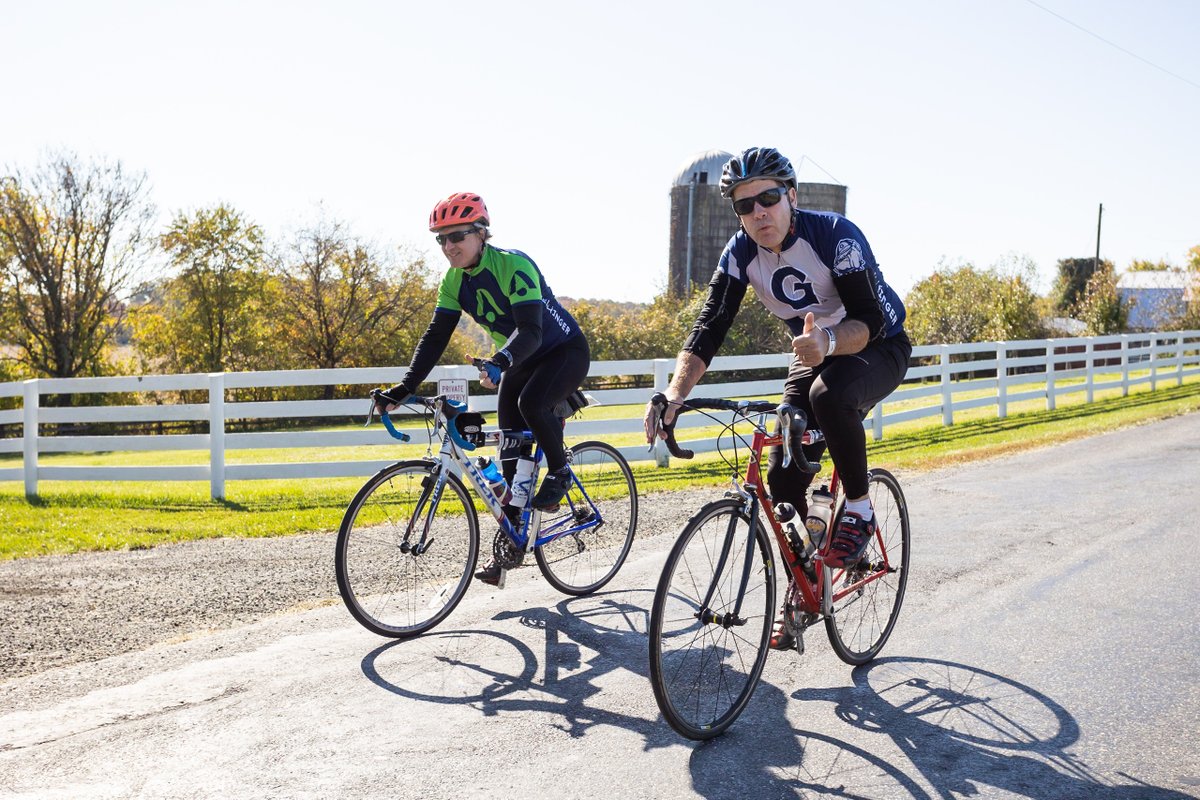 The countdown to @RideBellRinger begins! In just 100 Days, Georgetown students, alumni and community members from across the region will ride their bikes from DC to Maryland to support @LombardiCancer. To ride or volunteer, visit BellRinger.org. #GearUpEndCancer