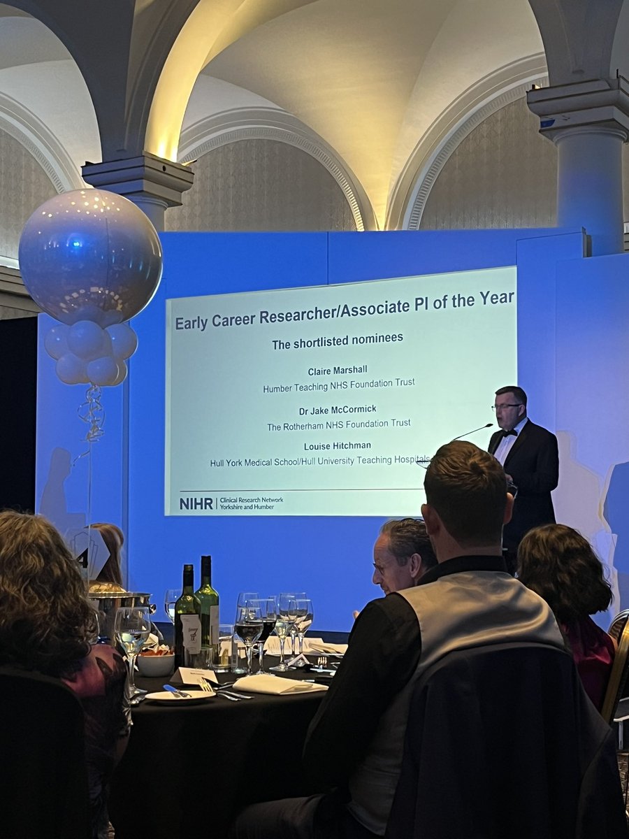 CherylGraham_'s tweet photo. @Research_RFT Our Clinical Research Fellow Dr McCormick shortlisted Associate PI of the Year 👏🏻 #NIHRAwardsYH https://t.co/lzpU5T4RZ5