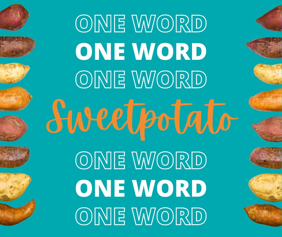 NC SweetPotatoes (@sweet_taters) on Twitter photo #Sweetpotato is #oneword! Help us tell the story and change hearts, but mostly minds and dictionary entries, by adopting the correct #spelling of sweetpotato. 🍠
Sign our #petition today!
change.org/p/help-us-corr…
#ncsweetpotatoes
<a href="/MerriamWebster/">Merriam-Webster</a> <a href="/Dictionarycom/">Dictionary.com</a> <a href="/APStylebook/">APStylebook</a> #Sweetpotato is #oneword! Help us tell the story and change hearts, but mostly minds and dictionary entries, by adopting the correct #spelling of sweetpotato. 🍠
Sign our #petition today!
change.org/p/help-us-corr…
#ncsweetpotatoes
<a href="/MerriamWebster/">Merriam-Webster</a> <a href="/Dictionarycom/">Dictionary.com</a> <a href="/APStylebook/">APStylebook</a>