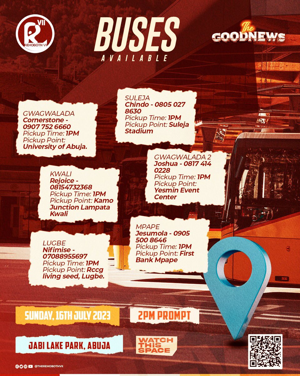therehobothvii's tweet photo. Contact any of these bus marshals if you’re close to any of these locations.

#TheGoodNews #TheRehobothVII https://t.co/k5FhFF6c2U