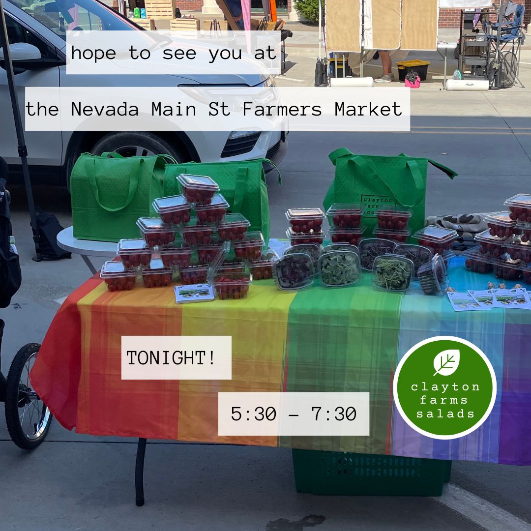 nebullam's tweet photo. We'll be at the Nevada Main Street Farmers Market tonight. Hope to see you there! #FarmersMarket #LocalTomatoes #LocalGreens #365Harvest #FreshestGreens https://t.co/OsYOdIb93u