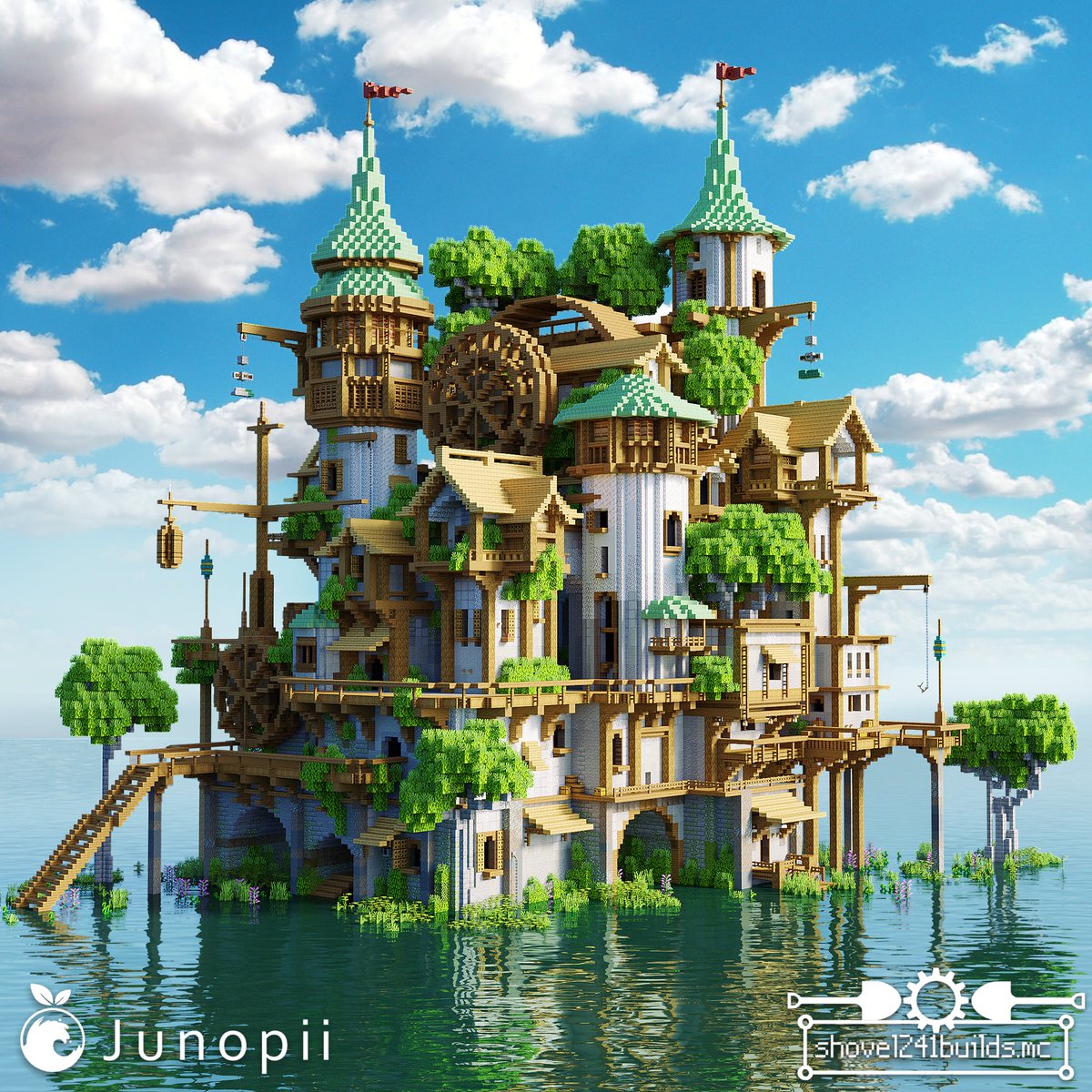 Riverpunk Fortress
Built w/ <a href="/shovel241/">shovel241</a> 
#minecraft #minecraftbuilds #minecraft建築コミュ