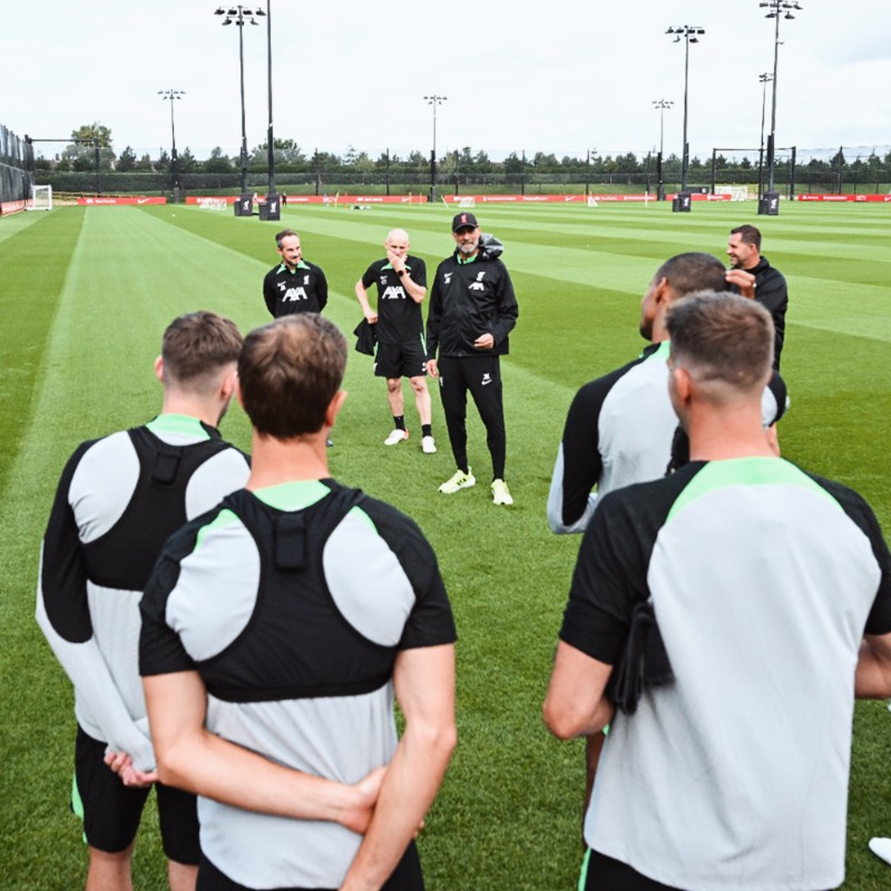 LFC's tweet photo. Stepping 🆙 pre-season preparations