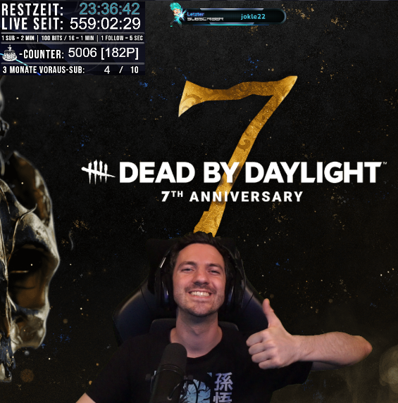 AciiXx_TV's tweet image. Was für ein geiler 7 Jahre DBD Grind Freunde!

Wir haben über 5k Terrormisu auf unseren Survs gesammelt &amp;amp; 182 Prestiges gelevelt! Und der OpenEnd Stream geht WEITER!

Danke für alles &amp;lt;3

twitch.tv/AciiXx

@DeadByBHVR_DE #intothefog @DeadbyDaylight