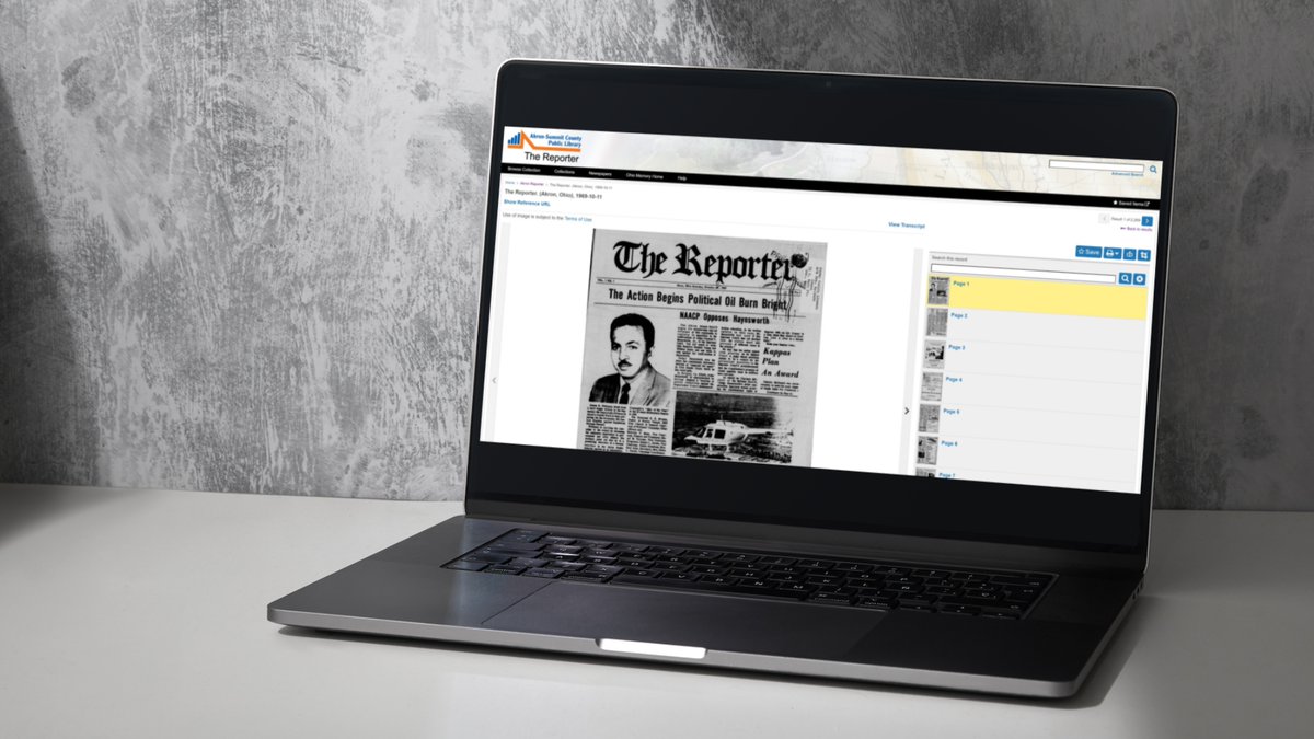 akronlibrary's tweet photo. Akron’s newspaper serving African Americans, The Reporter, has documented the community’s history since 1969. Thanks to a grant from the Dick and Chris Chenoweth Fund of the @AkronCF, The Reporter is available online for researchers and historians.

➡️: https://t.co/m729mCPbEl https://t.co/xbut1sa0hH