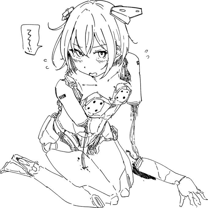 落書きばっか筆が進む 