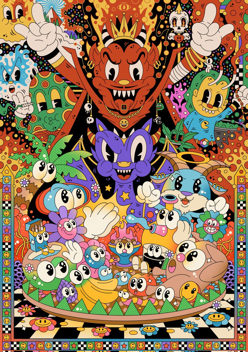 DOODLE_ATTACK's tweet photo. GM Fams! 
Open Edition on @foundation live now! ⏰️

"SAJEN"
Doodle Attack X @uyo66_ 😈✨️
0.02
Get yours! 👇⛓️✨️
https://t.co/ThiJtTsqsb https://t.co/ph1bbNvTle