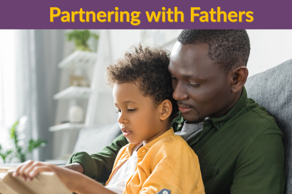Partnering with Fathers – New 2-part workshop series July 19 &amp; 26!
In this two-part online workshop series, learn strategies to engage fathers in early childhood programs and family-focused services and to support parents as co-partners. 

Register today buff.ly/44o00io