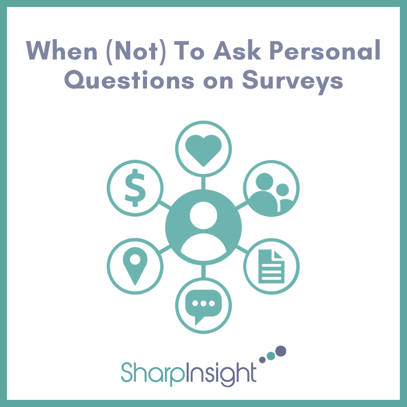 sharpinsightllc's tweet image. New blog alert!

Survey items about income, race/ethnicity, or medical history can make people uncomfortable. But what if you need this info to identify disparities/inequities between subgroups of people? We've got you covered with a brand new resource! 
sharp-insight.com/blog/personal-…