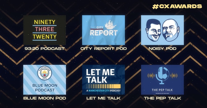 City_Xtra's tweet photo. Nominations for the 2022/23 #ManCity Podcast of the Year:

◾️ @LMTPod
◾️ @9320pod 
◾️ @NoisyPod
◾️ @cityreportpod 
◾️ @PepTalkPodMCFC
◾️ @BlueMoonPodcast 

𝗩𝗢𝗧𝗘 for your winner below! 🗳👇 #CXAwards