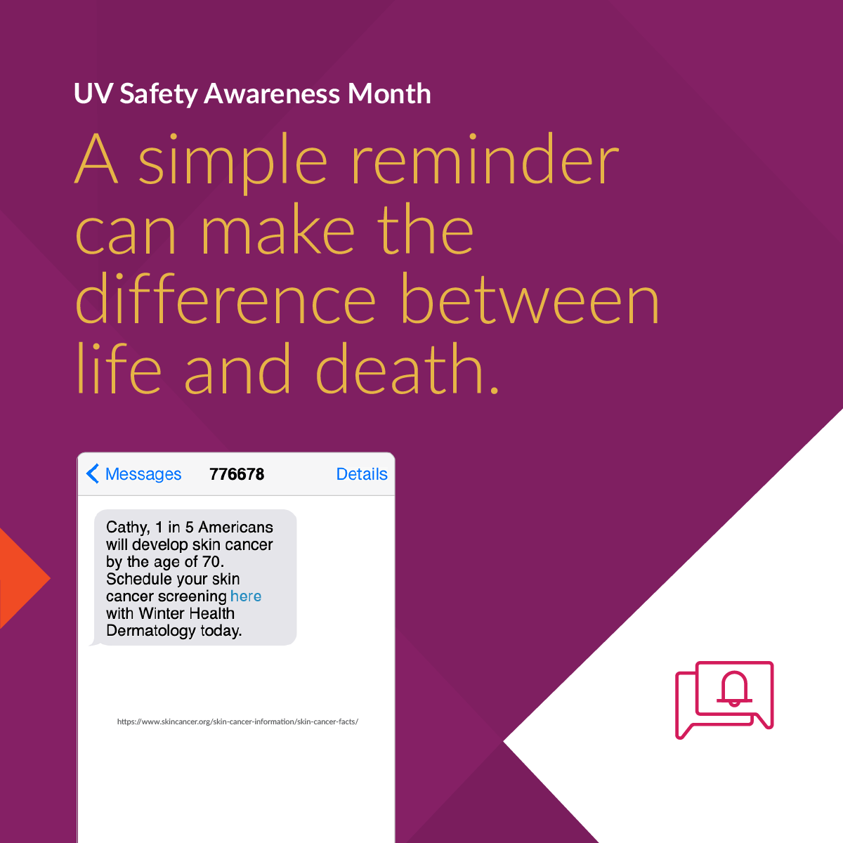 Join us in raising awareness about UV protection. A simple reminder can make the difference between life & death. Download our Health Awareness Campaigns Playbook to discover how our advanced solutions can help stay in touch. #UVProtectionMonth hubs.ly/Q01Xt2GS0