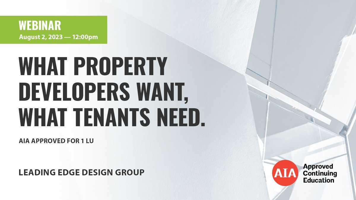 Leading Edge Design Group tweet media