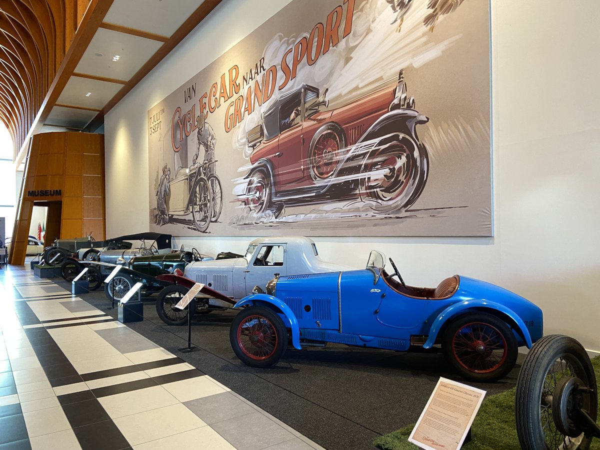rddaw's tweet photo. Tijdelijke tentoonstelling in @Louwmanmuseum over cyclecars die zich ontwikkelden tot kleine racers. Aanrader. Impressie op https://t.co/N4lnnq1DEz https://t.co/rJ4GnYwlu8