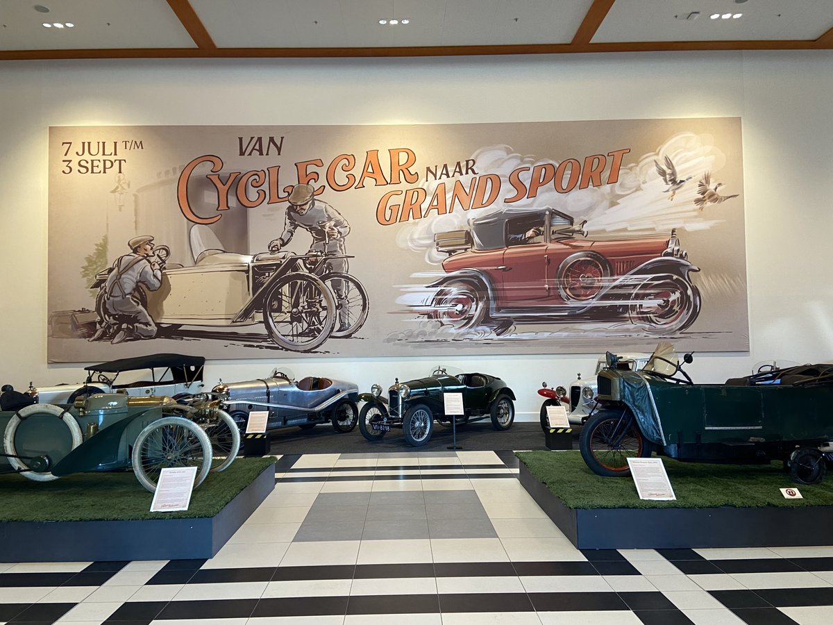 rddaw's tweet photo. Tijdelijke tentoonstelling in @Louwmanmuseum over cyclecars die zich ontwikkelden tot kleine racers. Aanrader. Impressie op https://t.co/N4lnnq1DEz https://t.co/rJ4GnYwlu8