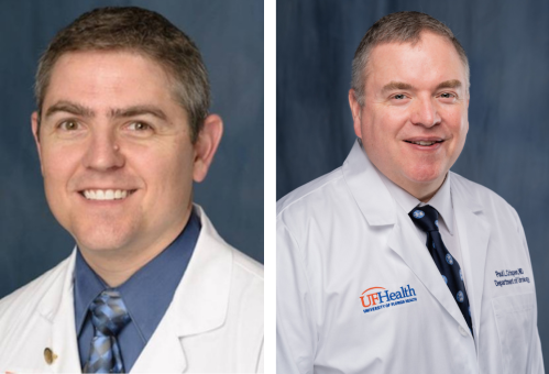 UFHealthCancer's tweet photo. We are thrilled to announce two executive leadership appointments at the UF Health Cancer Center.

Thomas George, M.D., FACP, has been named deputy director and Paul Crispen, M.D., has been named associate director for clinical research.

Read more 👉 https://t.co/oNhb3ieKZJ https://t.co/7aG6EEiKSH