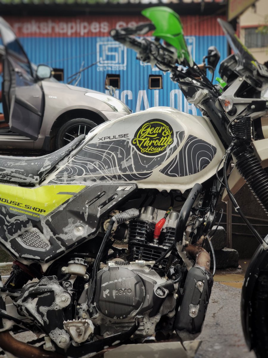 Kaustubh_T_'s tweet photo. All cleaned to get dirty again!
#xpulse #gthouse https://t.co/aw2ILPdfcg