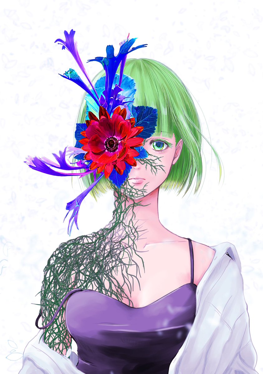 「超新星・米元いれ先生が描く怪異植物バトルファンタジー開幕!  『ワイルドストロベ」|少年ジャンプ＋のイラスト