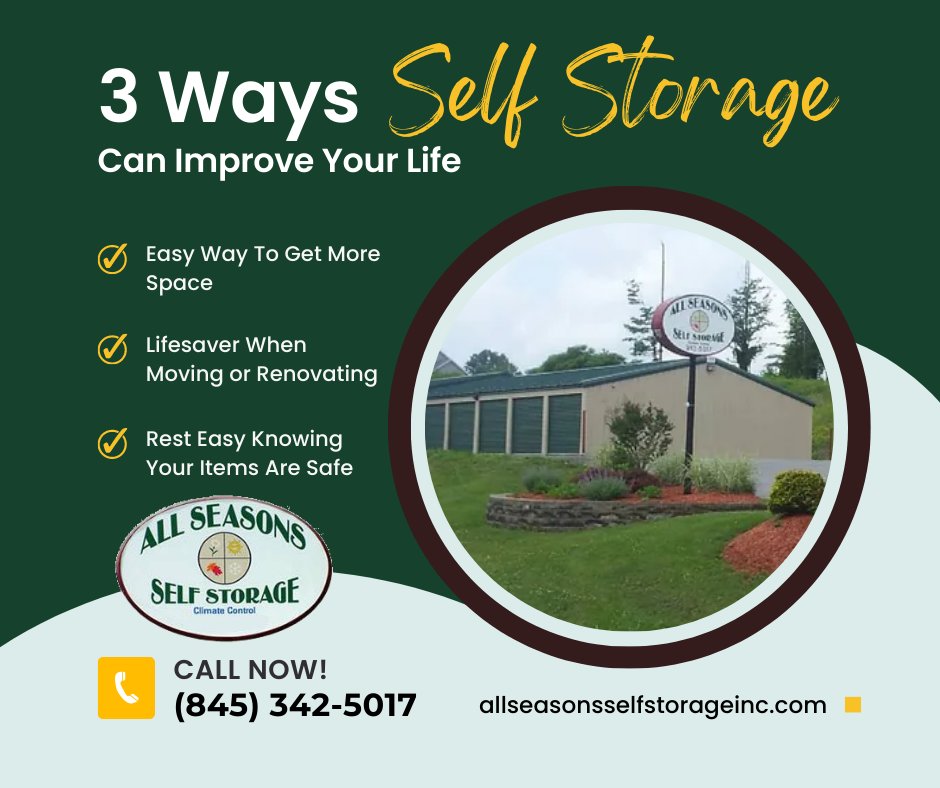 Improve your life with self-storage & declutter today! #declutter #decluttering #DeclutterYourLife #declutteringtips #declutteryourhome #declutterchallenge #selfstorage #storageunit #storagespace #storageunit 📦❤️