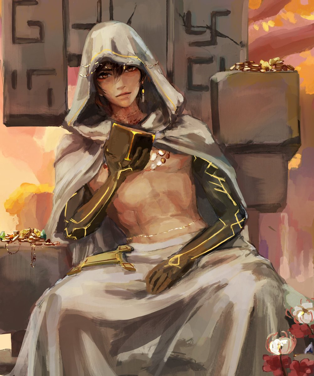 Cheoodles's tweet photo. Those geo archon statues sure are something huh

#Genshinfanart #zhongli #zhonglifanart #morax https://t.co/jufOKrgNPV