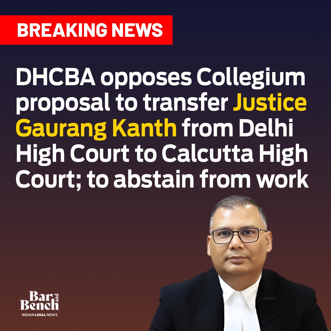 Bar & Bench on Twitter "DHCBA opposes Collegium proposal to transfer