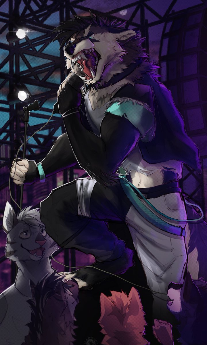 _ExcaliburWolf's tweet photo. Rock Concert https://t.co/Rp85P1lFV2