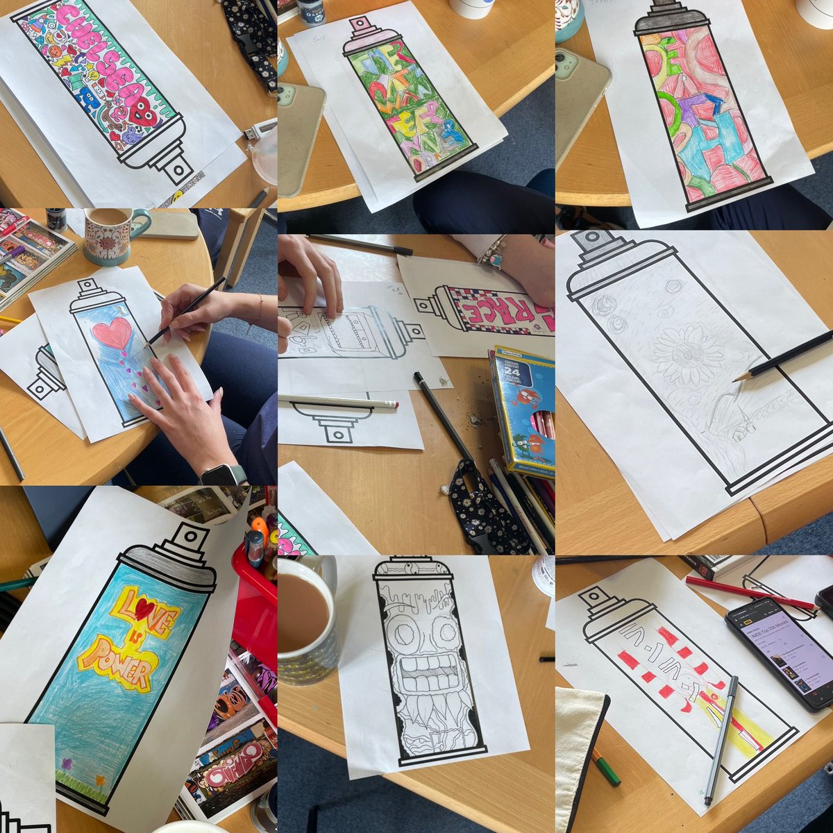 yellowhouseuk's tweet photo. today we started our new art project about graffiti! 💛 #inclusivity #AutismFriendly #LiverpoolCharity #LiverpoolYouth #LiverpoolSocialActivities #pride #disabilityAwareness #YoungAdults #CommunityProjectsLiverpool https://t.co/OzFGGMXJyd