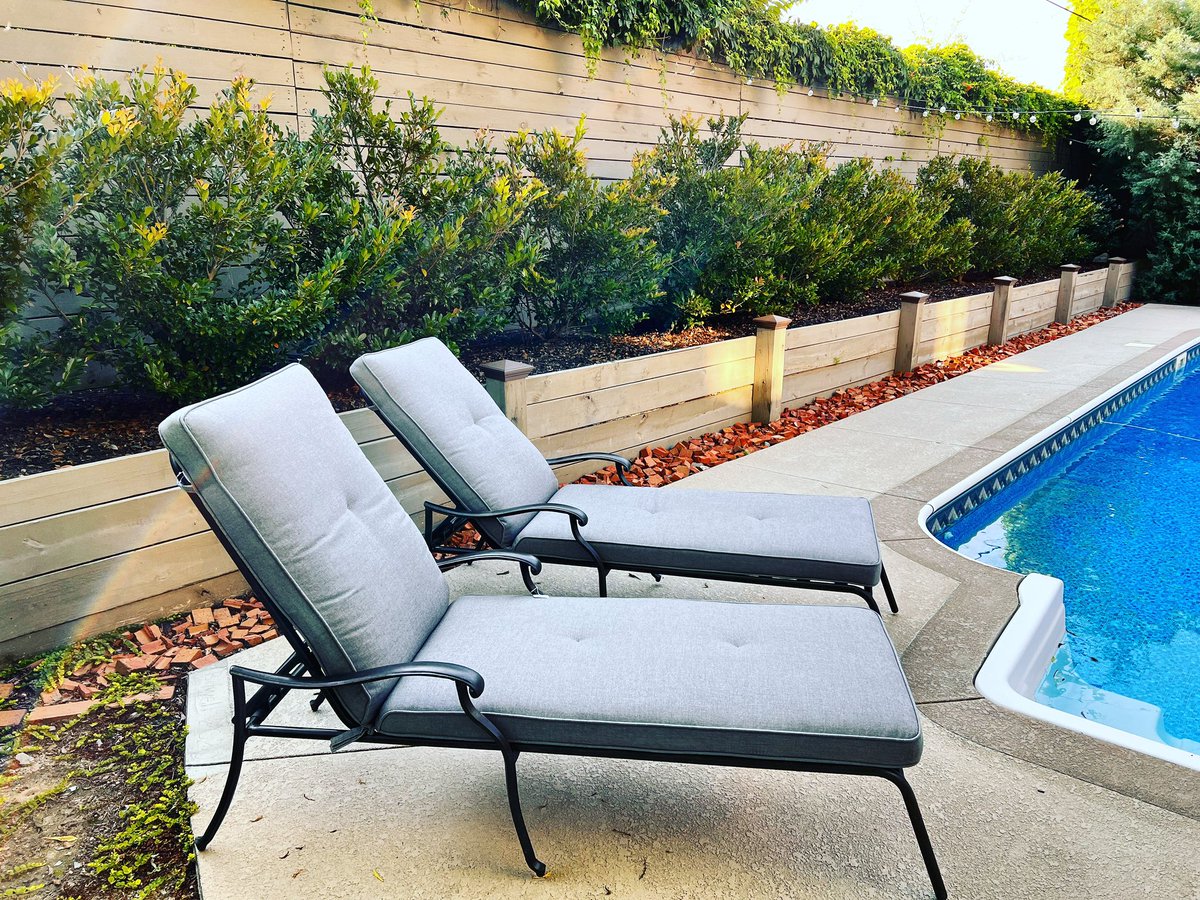 It’s going to be a great weekend to tan! Are you ready? These Forest Acres folks are going to be poolside in comfort with their new @AgioFurniture chaise lounges. Come see us! #jackoliverpools