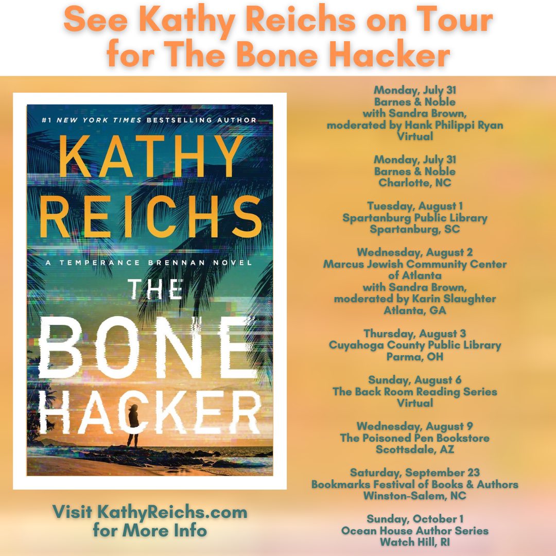 KathyReichs's tweet photo. US BOOK TOUR DATES AND LOCATIONS https://t.co/xcoBmUIpjx https://t.co/RstnRZs2zx
