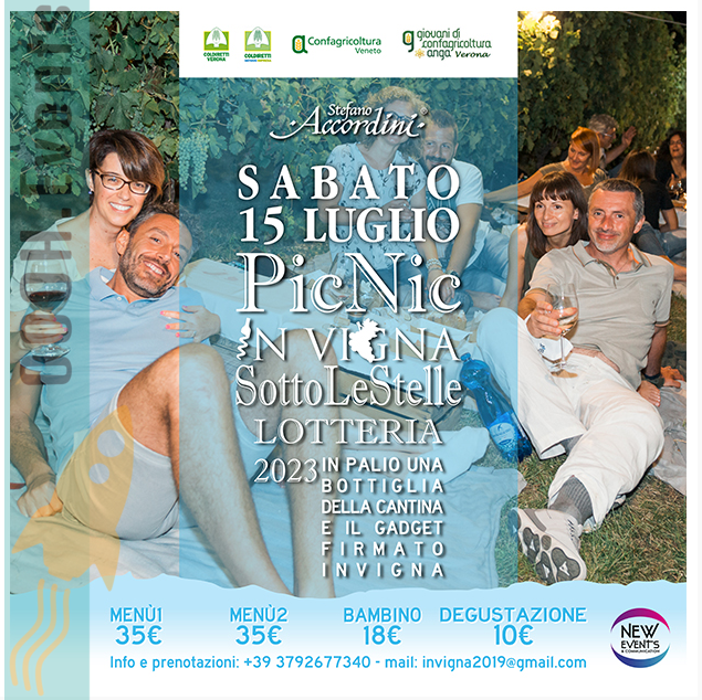 OOOH_Events's tweet photo. Picnic In Vigna Sotto le Stelle il 15 luglio!
Non aspettare piΓΉ, acquista ora il tuo cestino
https://t.co/FAlWKhRJPJ
#OOOHEvents #InVigna #picnic #Valpolicella #vino #winelover #degustazione #StefanoAccordini #biglietti https://t.co/mwZpoBXoc2
