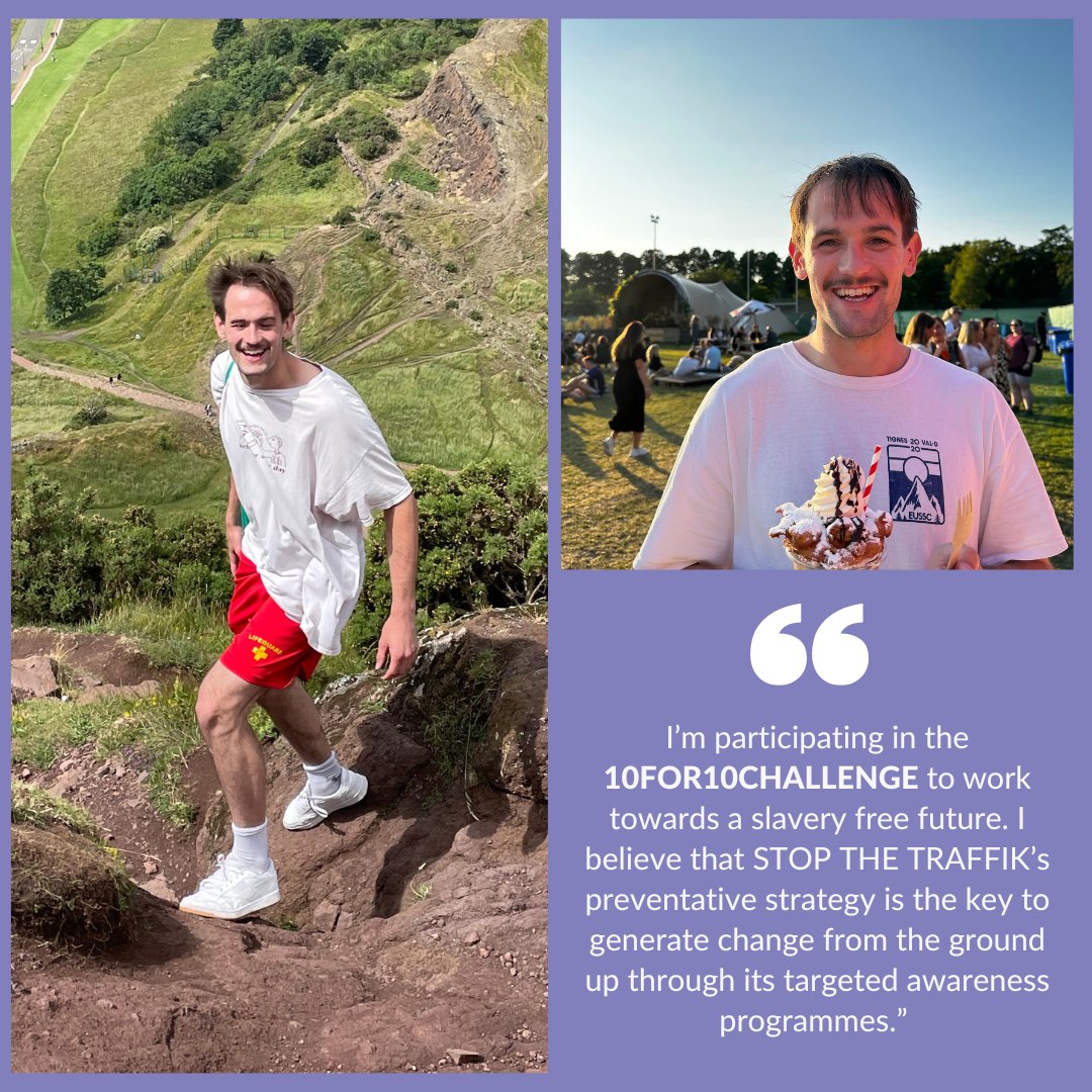 Support Jacob on his 10FOR10CHALLENGE as he run 10k for 10 days!

He is running to help prevent 10 million people from being trafficked. Join Jacob through his journey. Support our mission. Donate now ➡️
lnkd.in/eyM82yK2