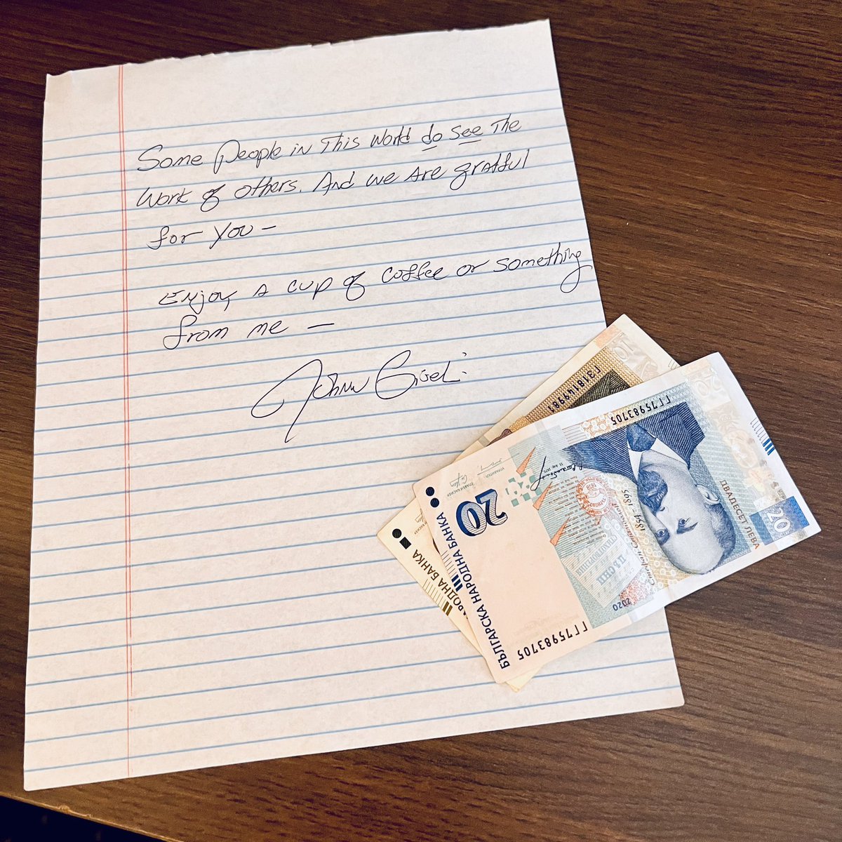 Crush40Johnny's tweet photo. I encourage everyone to make it an official ‘Johnny Think of Others Day’. Do something nice for someone. This is for my hotel room cleaner - sweating in the hallways all day long here in Bulgaria. Take care of each other and recognize each others greatness!☝🏻
Be well everyone💛 https://t.co/Ax8doUvyU2