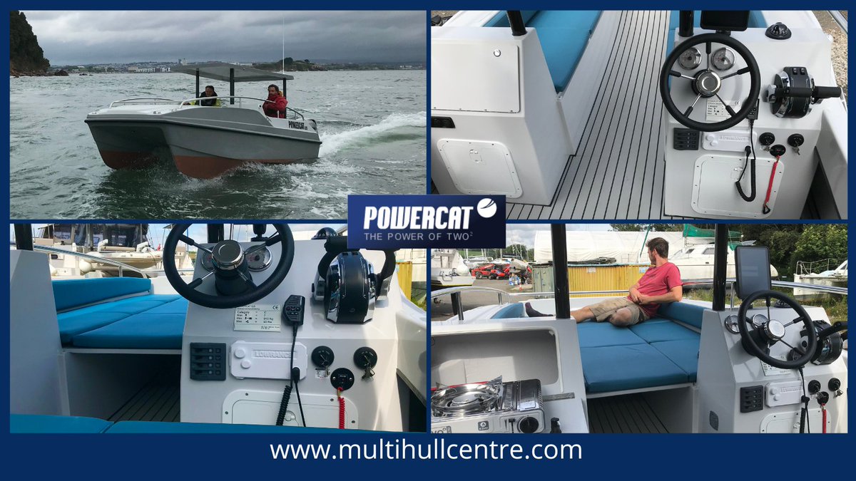 SPCmarinetalks's tweet image. The POWERCAT 525 from the Multihull Centre is ready to get you on the water. The super-efficient and well-proven Cornish-designed and built 525 is equally at home in both recreational and commercial settings, thanks to its quality of build and smooth ride. #performancecatamarans