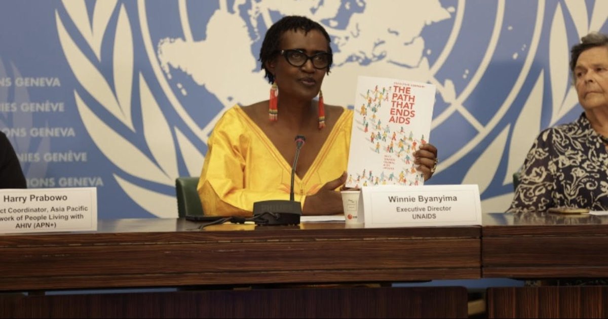 "The path to end AIDS is there but, it is a choice!" <a href="/Winnie_Byanyima/">Winnie Byanyima</a> 
We need to: 
1️⃣follow the evidence
2️⃣tackle inequalities blocking progress
3️⃣enable communities &amp; civil society
4️⃣ensure sufficient &amp; sustainable funding

Learn more 👉Thepath.unaids.org