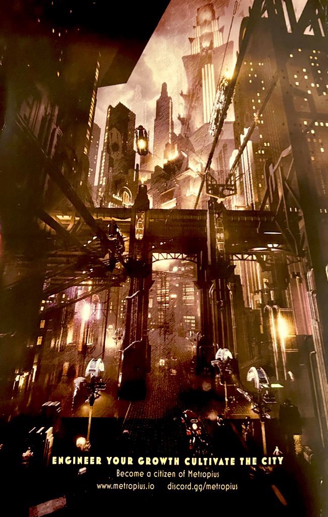 Metropius: A Retro-Futuristic Sci-Fi World tweet media