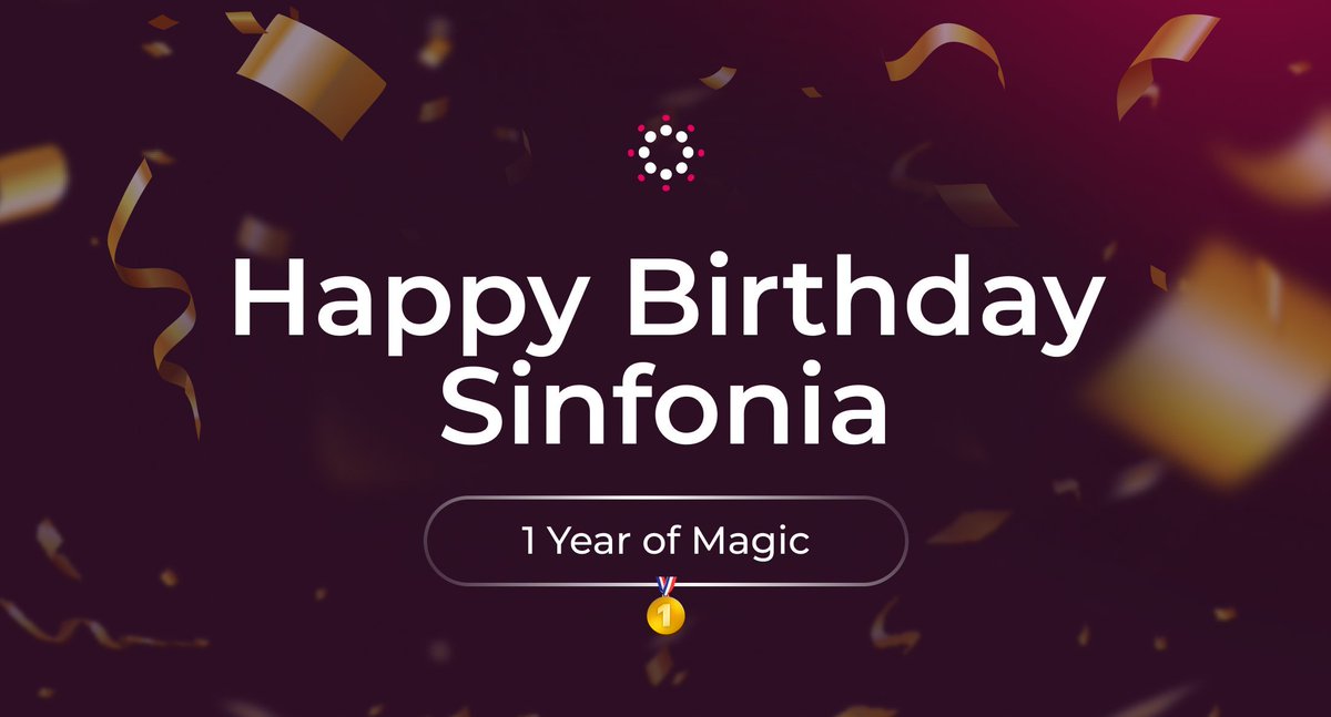 BitSongCn's tweet photo. 🎉🎶庆祝 Sinfonia 一周岁生日！ 
🎶🎉 👉https://t.co/qw9VvANXg5👈 .... 
🧵 曾几何时，在 #区块链 和 #音乐 充满活力的世界中，Sinfonia 出现了，它汇集了去中心化技术的力量和旋律的魔力。 https://t.co/AsFLx6CkuS