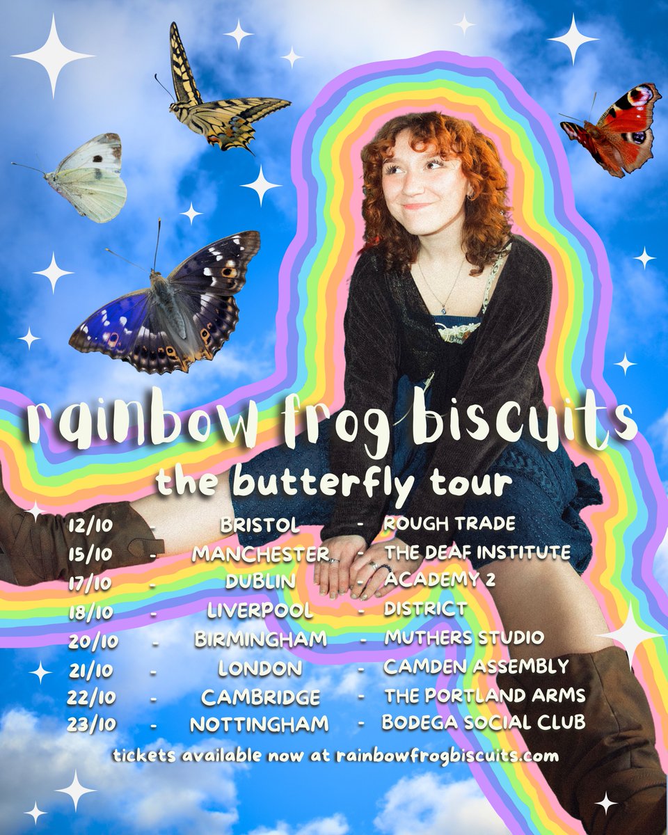 TICKETS ON SALE NOW AT rainbowfrogbiscuits.com !!! can't wait to see you there!! <3