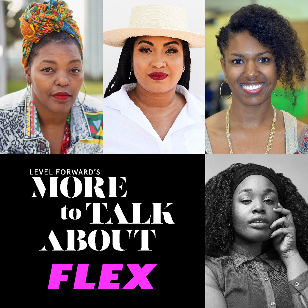 LCTheater's tweet photo. Don’t miss a FREE post-show talkback when you attend tonight's performance of FLEX!
Our first talkback in the “More to Talk About” series is THE HEALING POWER OF SISTERHOOD, with @mobrowne, @RachelCargle, Candrice Jones, and Andrea Ambam.
#FlexLCT https://t.co/GZsKil3dP6