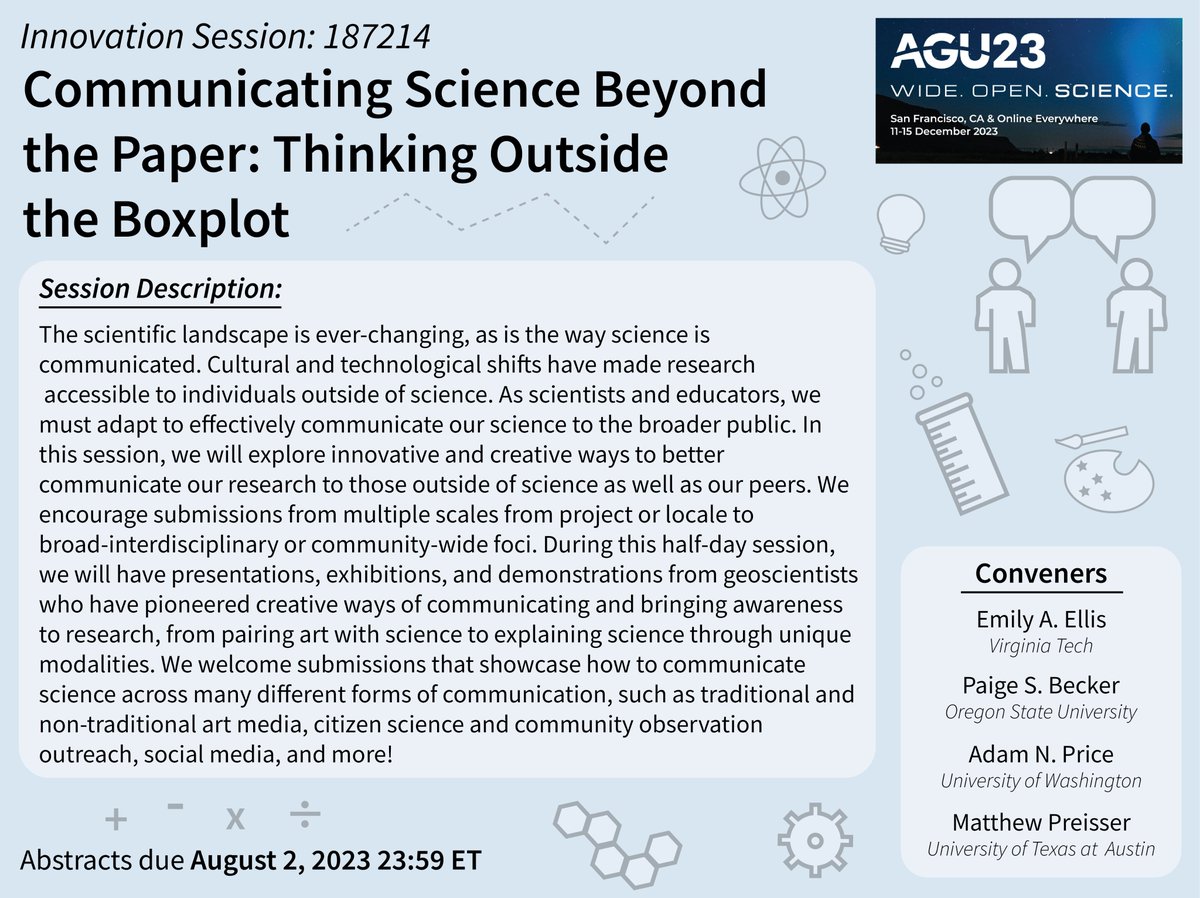 AGU Hydrology H3S tweet media