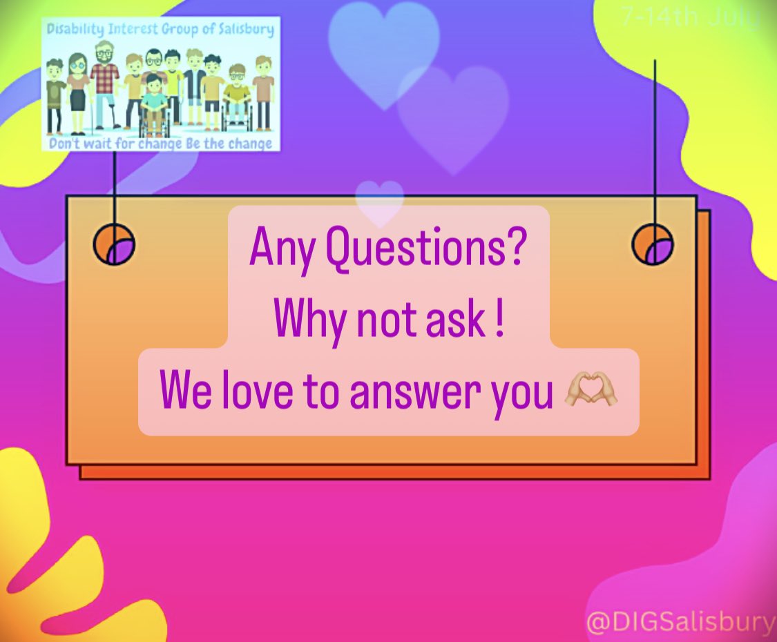 Disability Interest Group of Salisbury tweet media