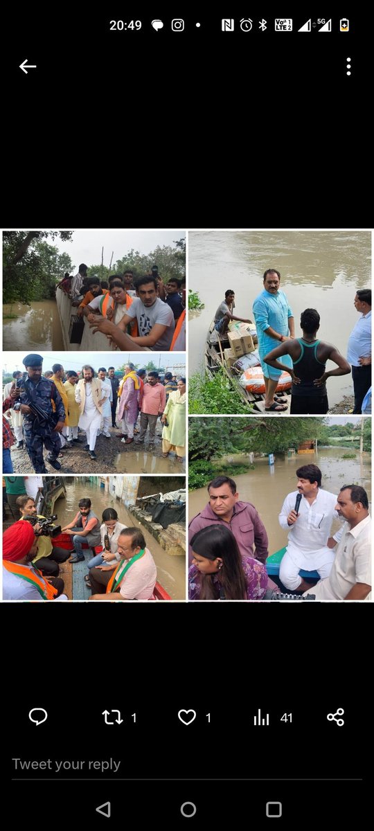 ankitbayala's tweet photo. @DrNandiniBJP BJP wale without cameras. Took the pic from your post. Mam not the time for politics. https://t.co/eXYnNxBeeW