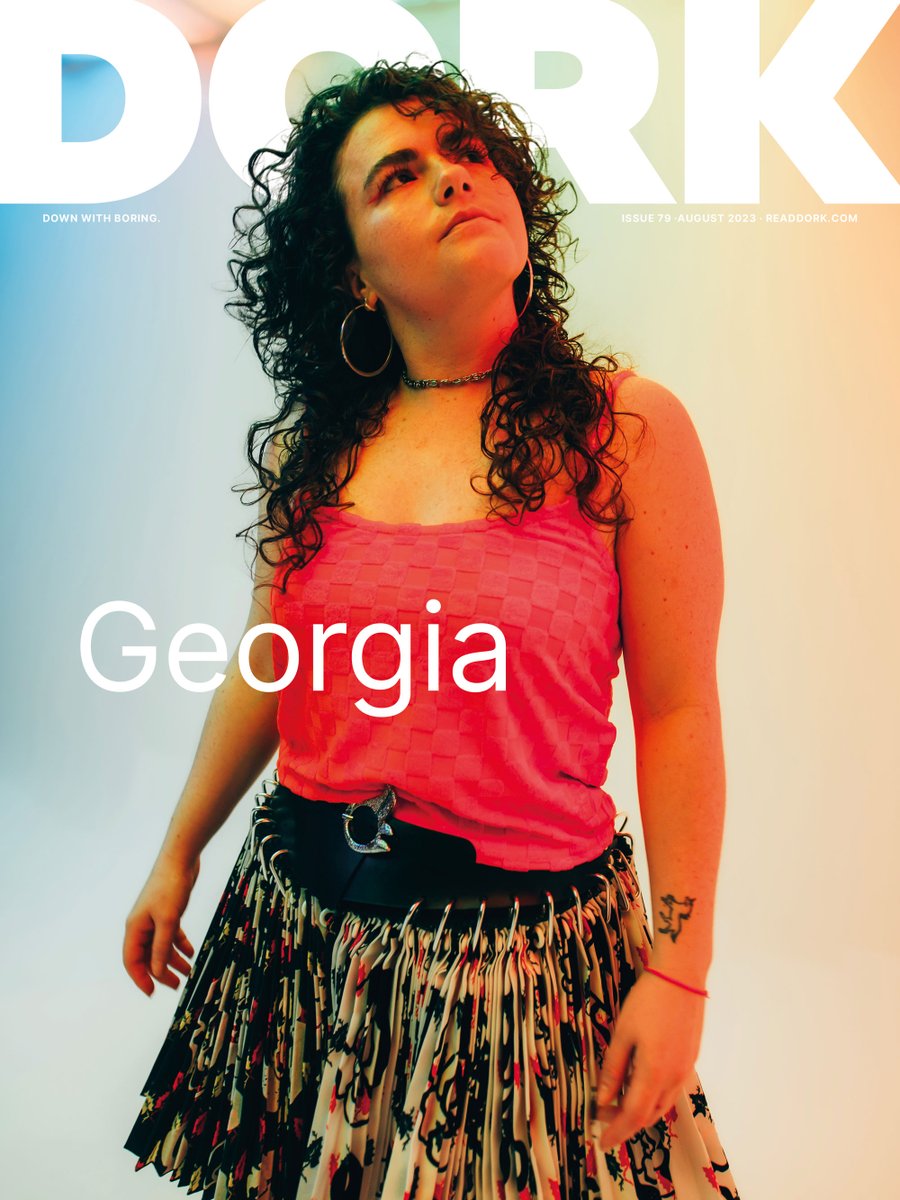 🪩 NEW ISSUE 🪩 She's back, and she's EUPHORIC. The brilliant @georgiauk_ is the final cover star for the August 2023 edition of Dork. Read more, and pre-order a copy direct to your door, here. 🔗 readdork.com/news/dork-augu…