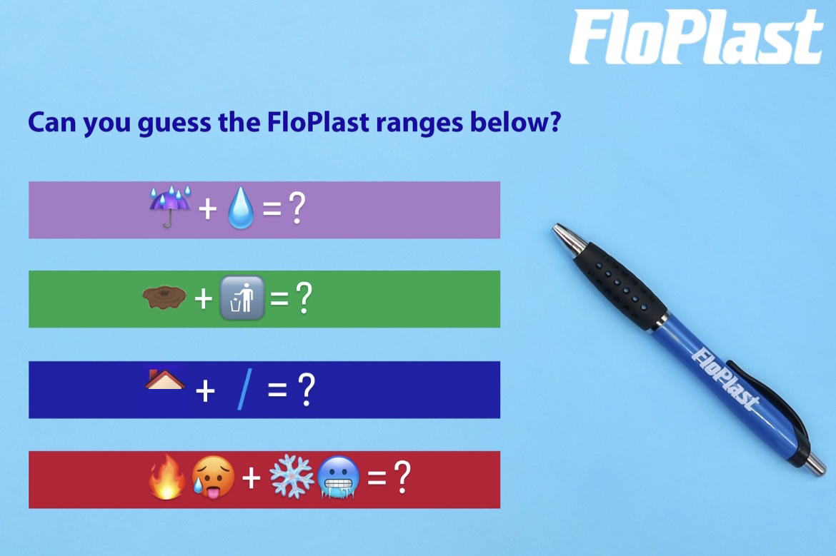 Today is the tenth World Emoji Day and did you know July 17th is famously displayed on the 📅 Calendar Emoji, which is why it was chosen to mark this day!

We have come up with some emoji sums for you to solve, and to try and guess which FloPlast ranges they equate to.Good luck!