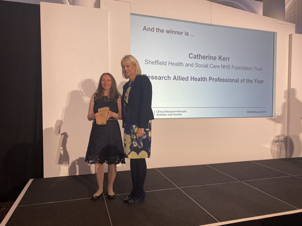 MJHorspool's tweet photo. And only another @SHSCFT winner…Catherine Kerr for Research AHP of the Year - so absolutely well deserved Catherine 🥳 🥳
@NIHRCRN_yorks #nihrresearchawards #NIHRAwardsYH @SalliMidgley @KarenKhamis https://t.co/rVWidyDlDk