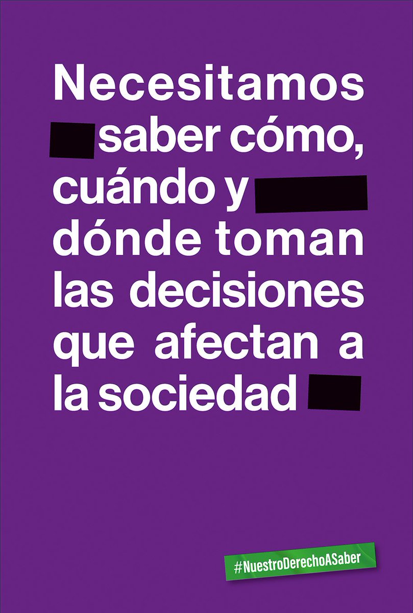 CPMSMexico's tweet photo. El derecho a saber permite ejercer el derecho a proponer y así mejorar políticas, programas y servicios. https://t.co/QaPEgNKgAN